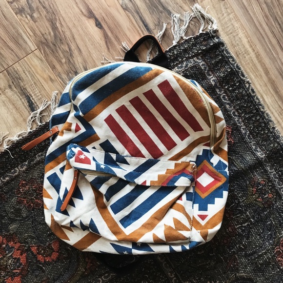 Handbags - Retro canvas backpack